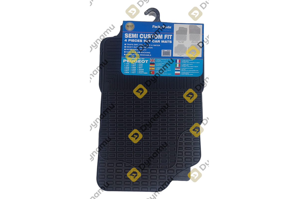 Peugeot 4-piece car floor mat set 2